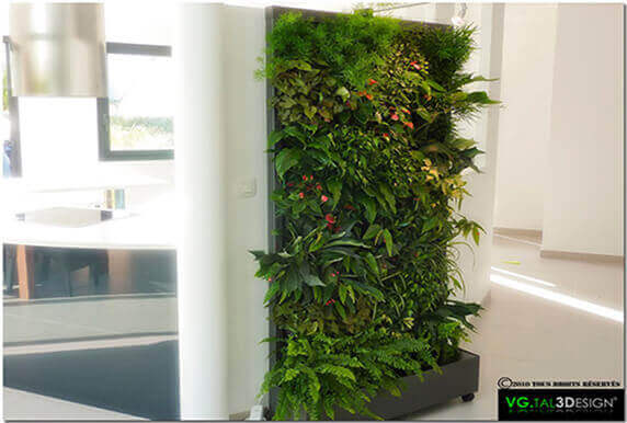 Module végétal aménagement intérieur gamme Oxygène (plantes tropicales)